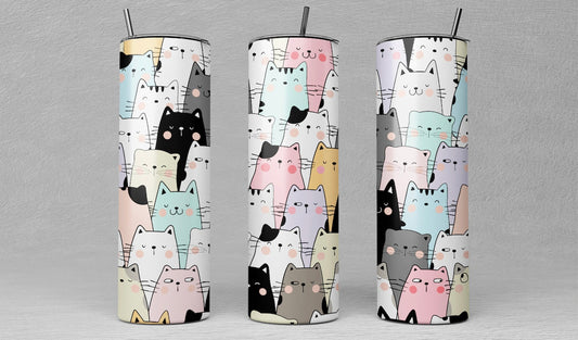 Cute cats tumbler