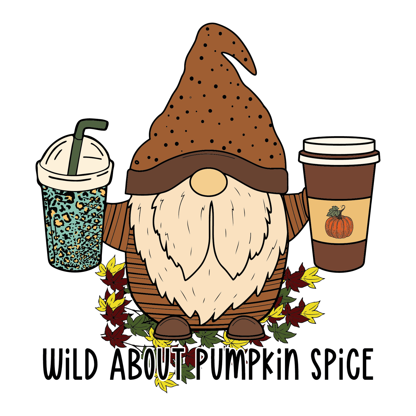 Wild about pumpkin spice gnome