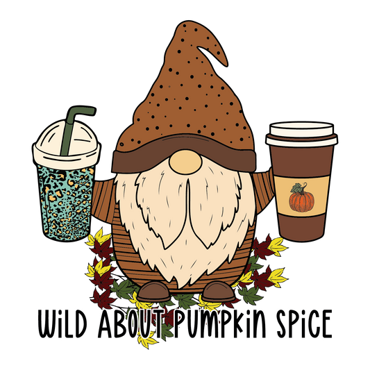 Wild about pumpkin spice gnome