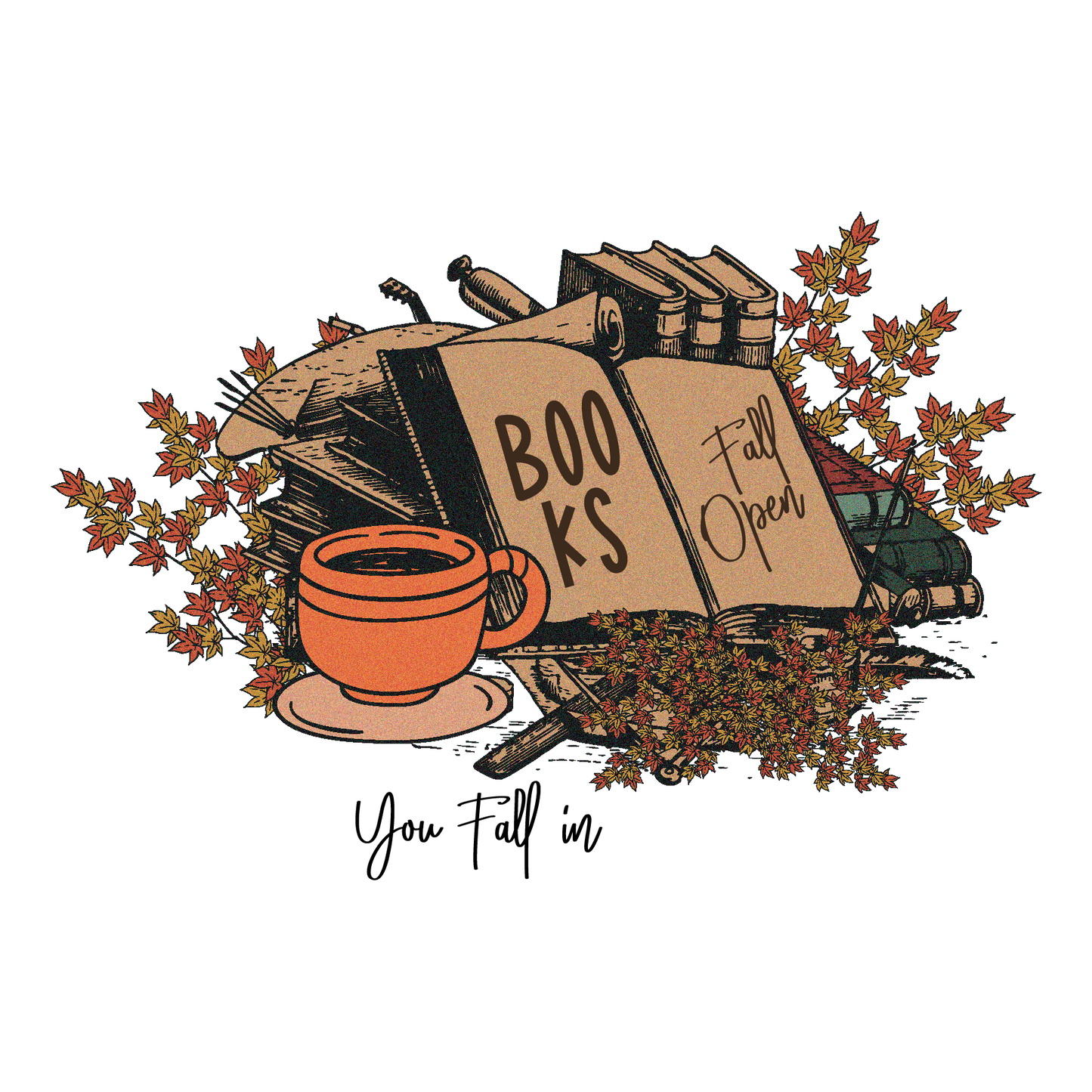 Books Fall Open You Fall In
