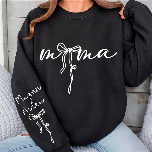 Mama Bow names on Sleeve