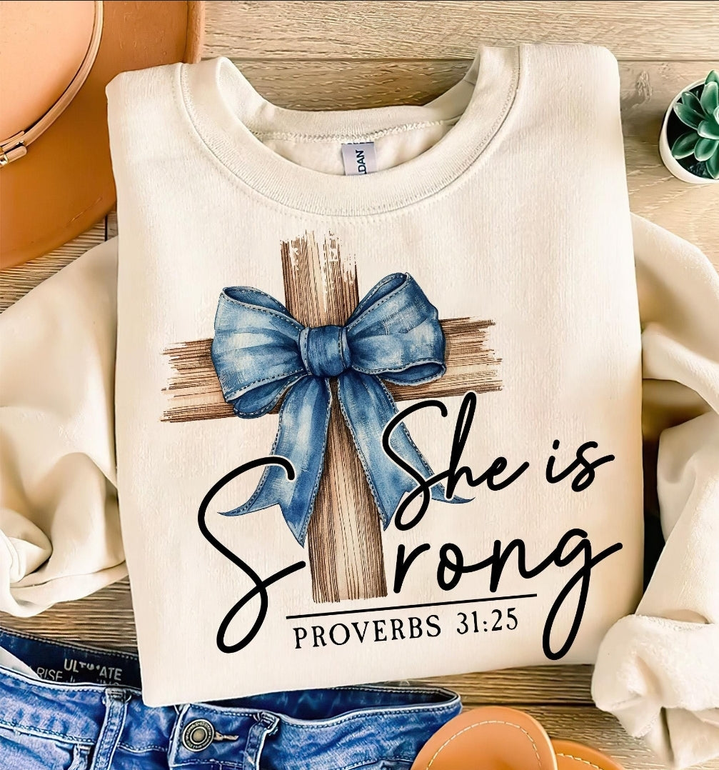 She is strong