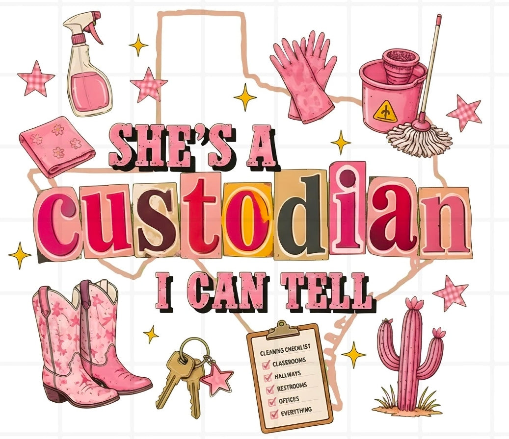 Shes a Custodian i can tell