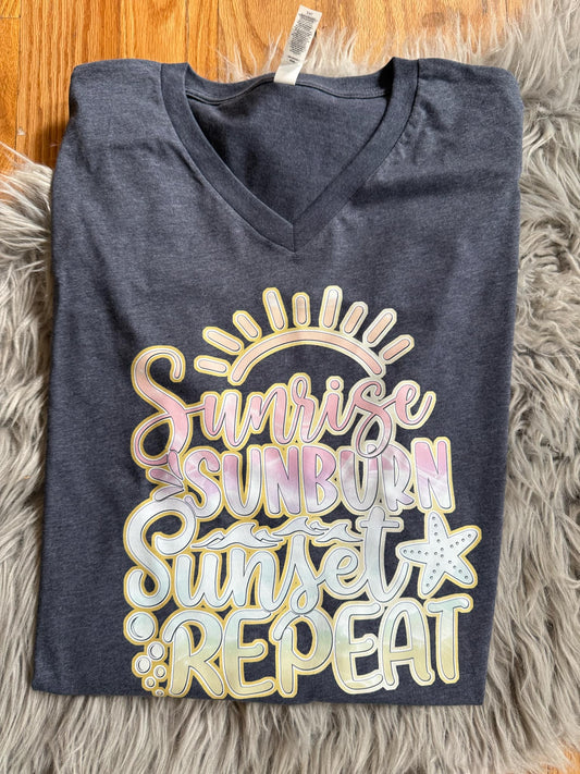 Sunrise Sunburn Sunset Repeat