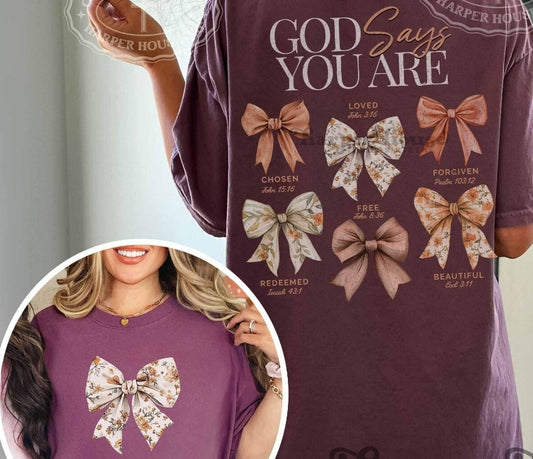 God says you are front and back