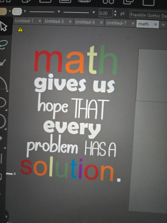 Math gives us hope