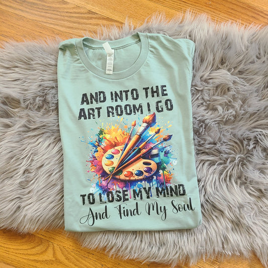 And into the art room I go