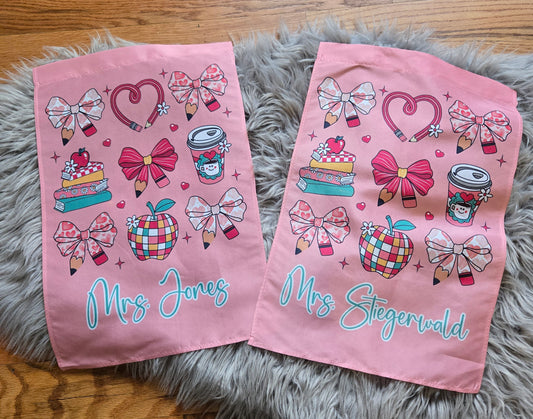 Valentines day Flag personalized