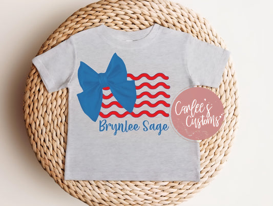 Personalized Flag 4th Youth