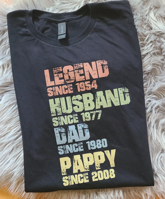 Legend, husband, dad etc