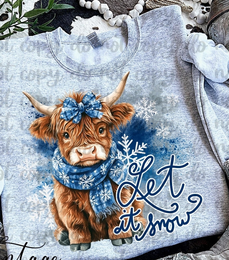 Let it snow Cow