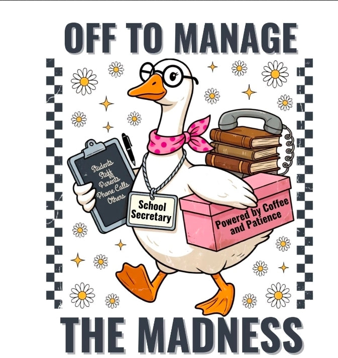 Off the Manage the madness school secretary