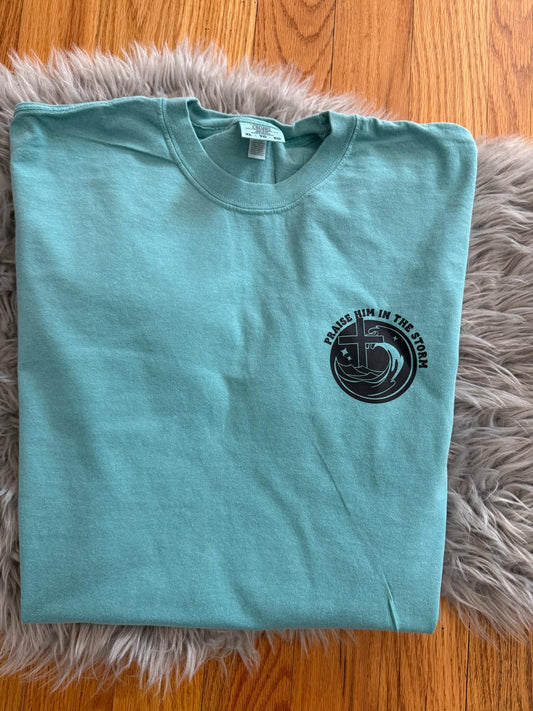 Front and back praise him in this storm