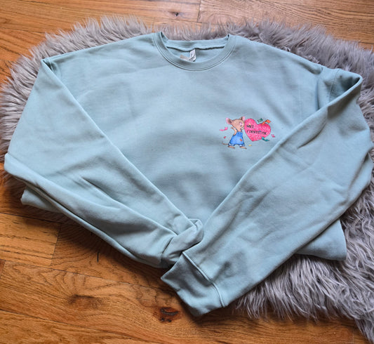 Personalized teacher front and back valentines day