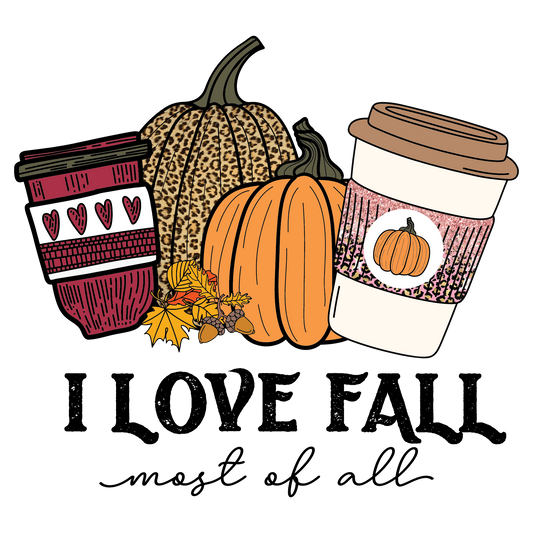 I love fall most of all