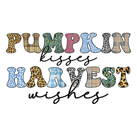 Pumpkin Kisses Harvest Wishes