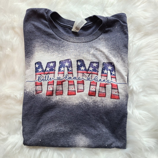 Adult Flag Alpha Letter Sublimation Customizable