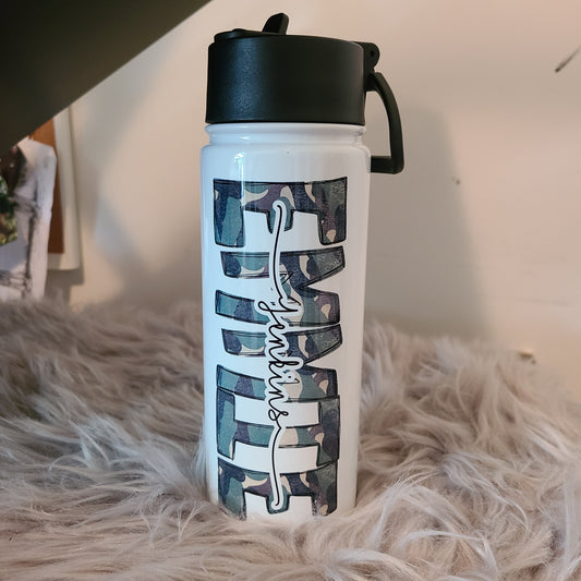 Camo Alpha Letter Cups