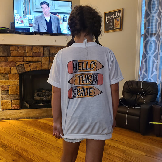 Front and Back monogram Sublimation