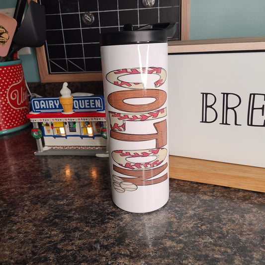Baseball Tumbler Customizable