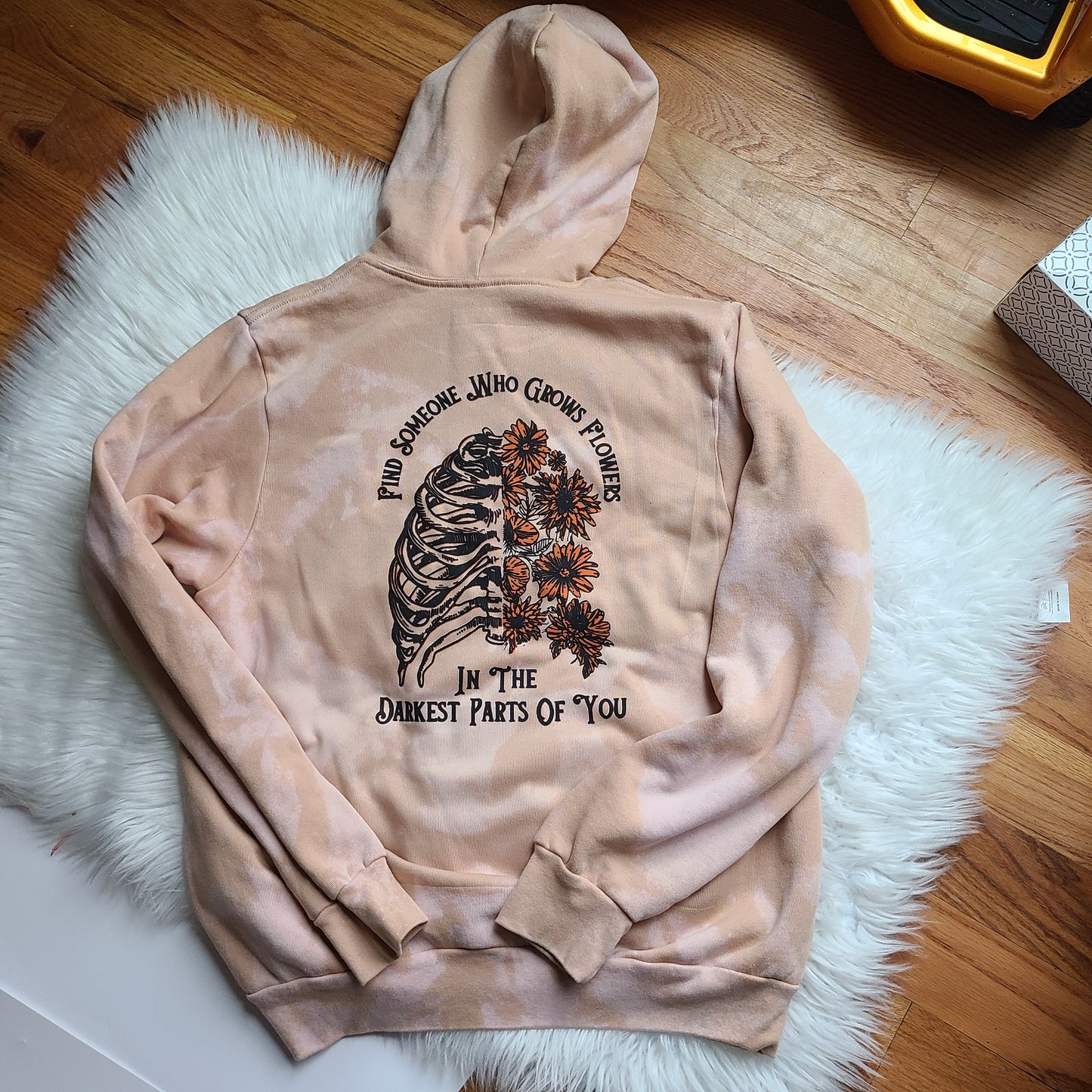 Front and back flowers