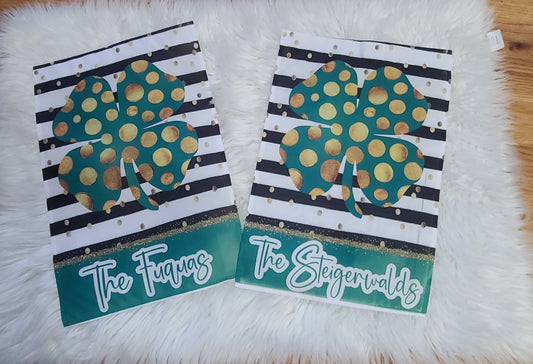 St Pattys Day Personalized flag