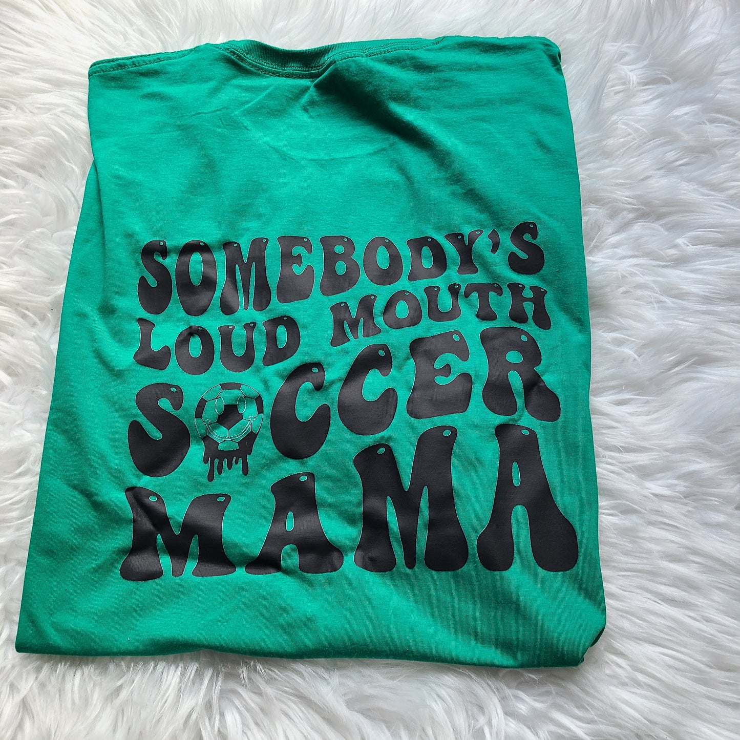 Front and back loud mouth soccer mom
