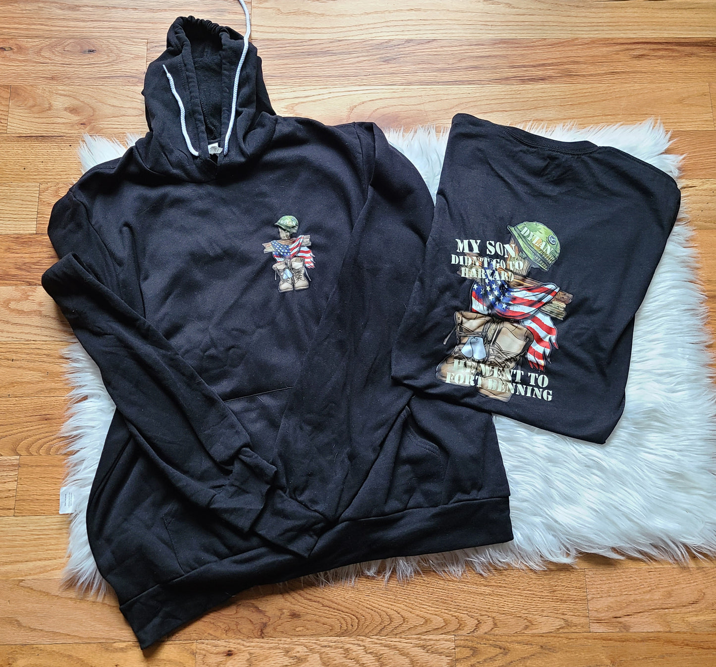 Front and back Military