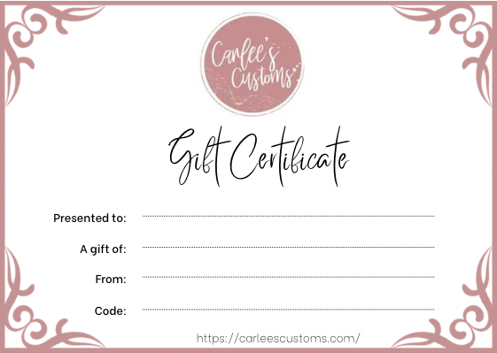 Gift Certificate