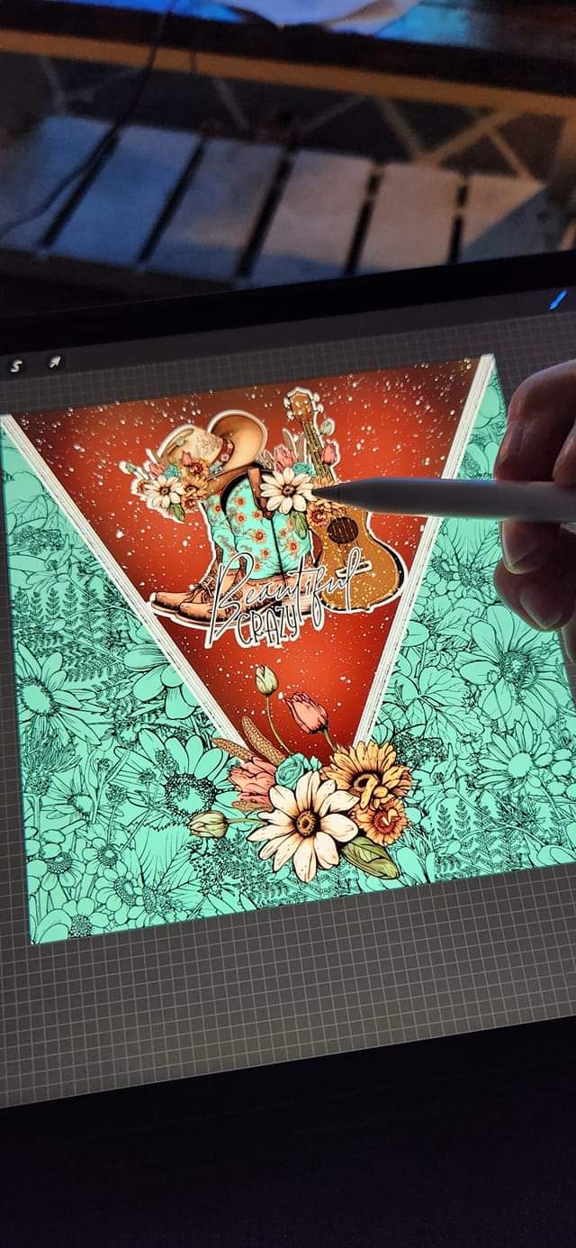 Beautiful crazy Tumbler