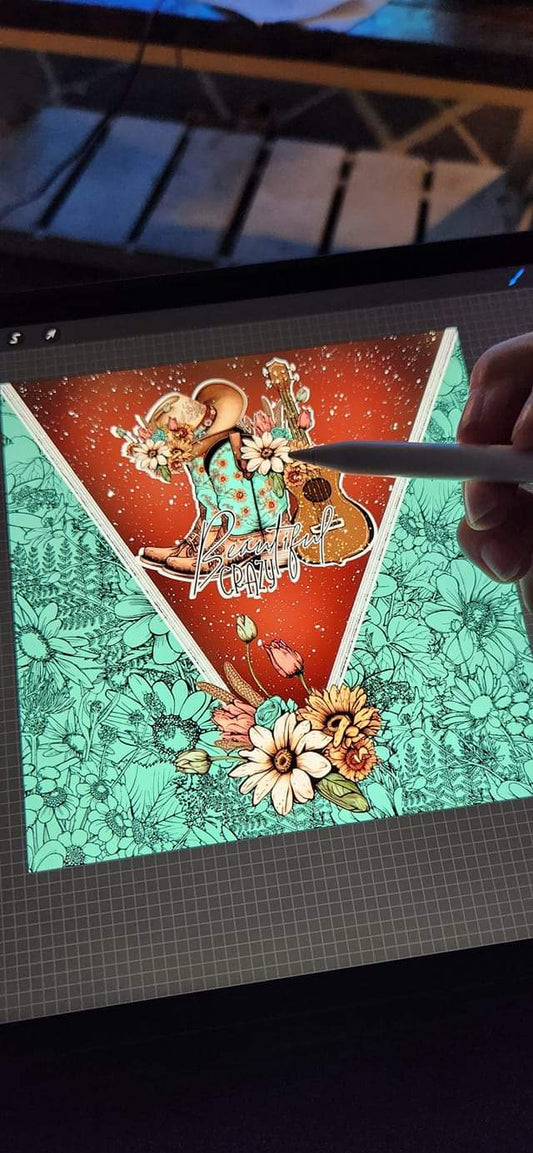 Beautiful crazy Tumbler