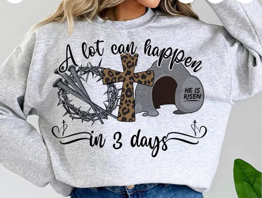 A lot can happen in 3 days