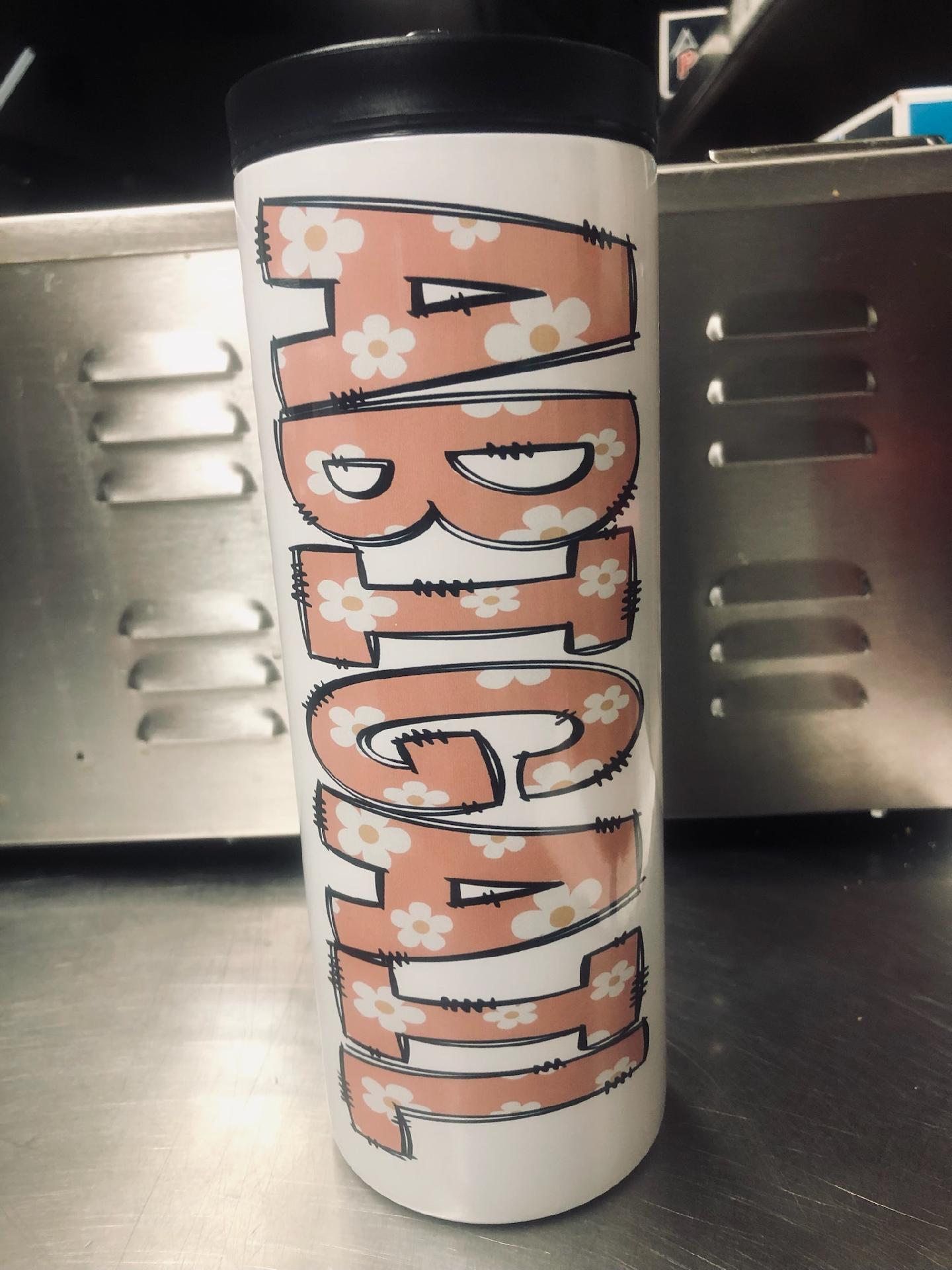 Mama/Grandma (any name) coral flowers