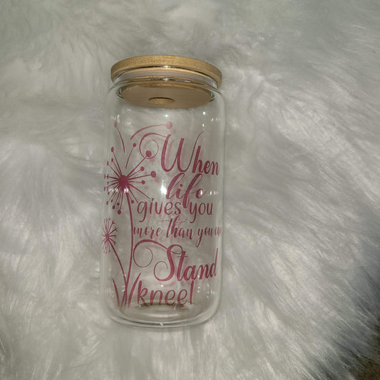 When life gives you more than you can stand kneel- Font color as shown