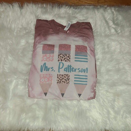 Teacher Pencil Sublimation Customizable