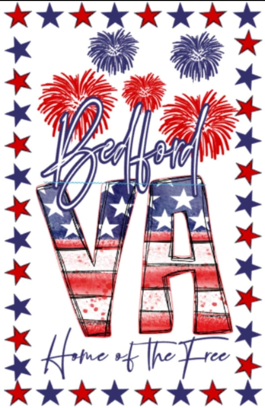 Custom City Home of the Free Flag