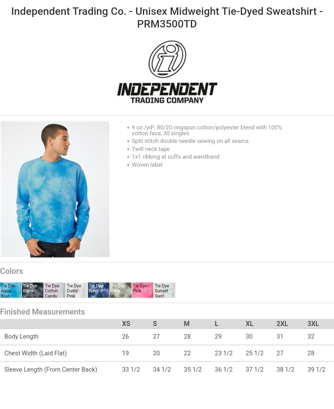 Tye-Die Crewneck Pocket Monogram