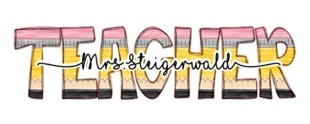 Teacher/Name Pencil