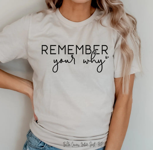 Remember your why