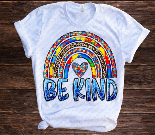 Autism Rainbow Be Kind