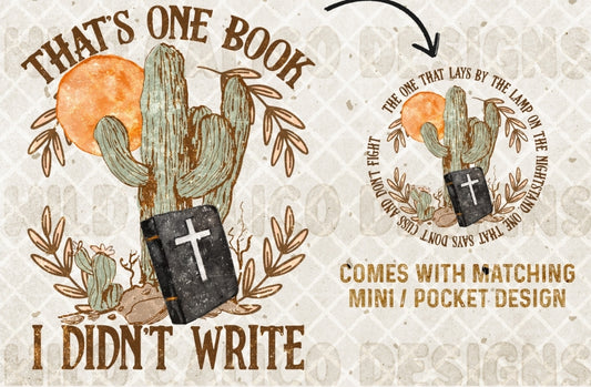 Front and Back thats one book I didnt write