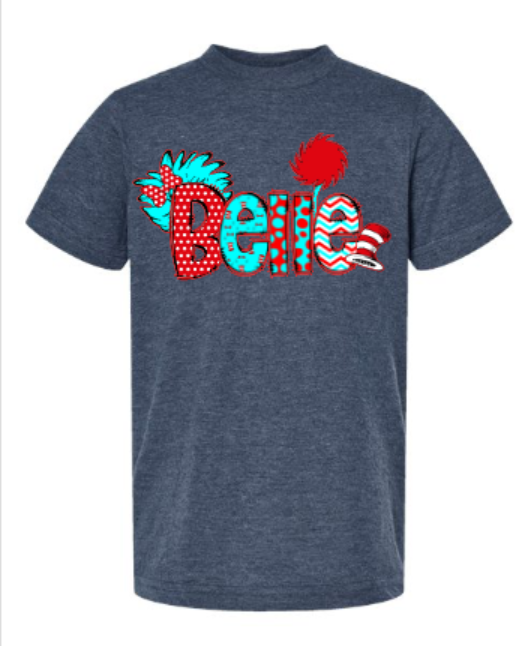 Personalized Child Reading Character Alpha