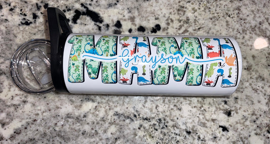 Mama Dino or any name Alpha Letters