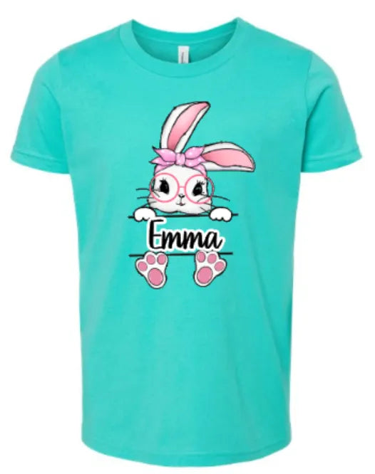 Personalized Easter Tee Girl