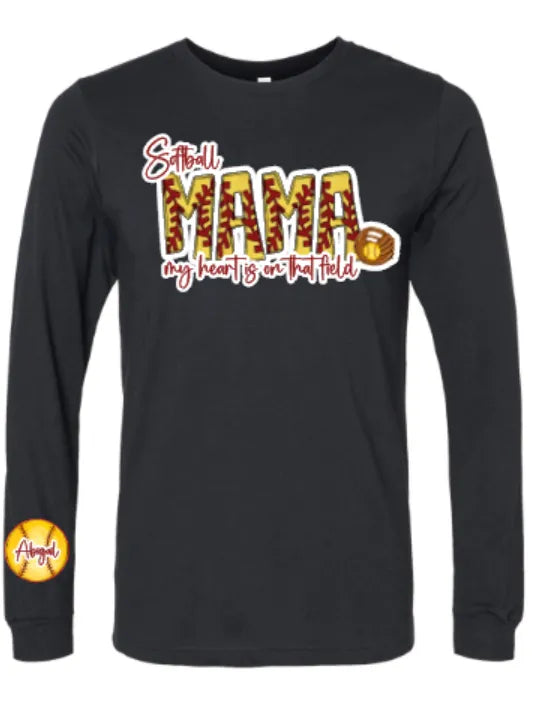 Custom Football/Baseball/Softball/Soccer custom names on sleeve