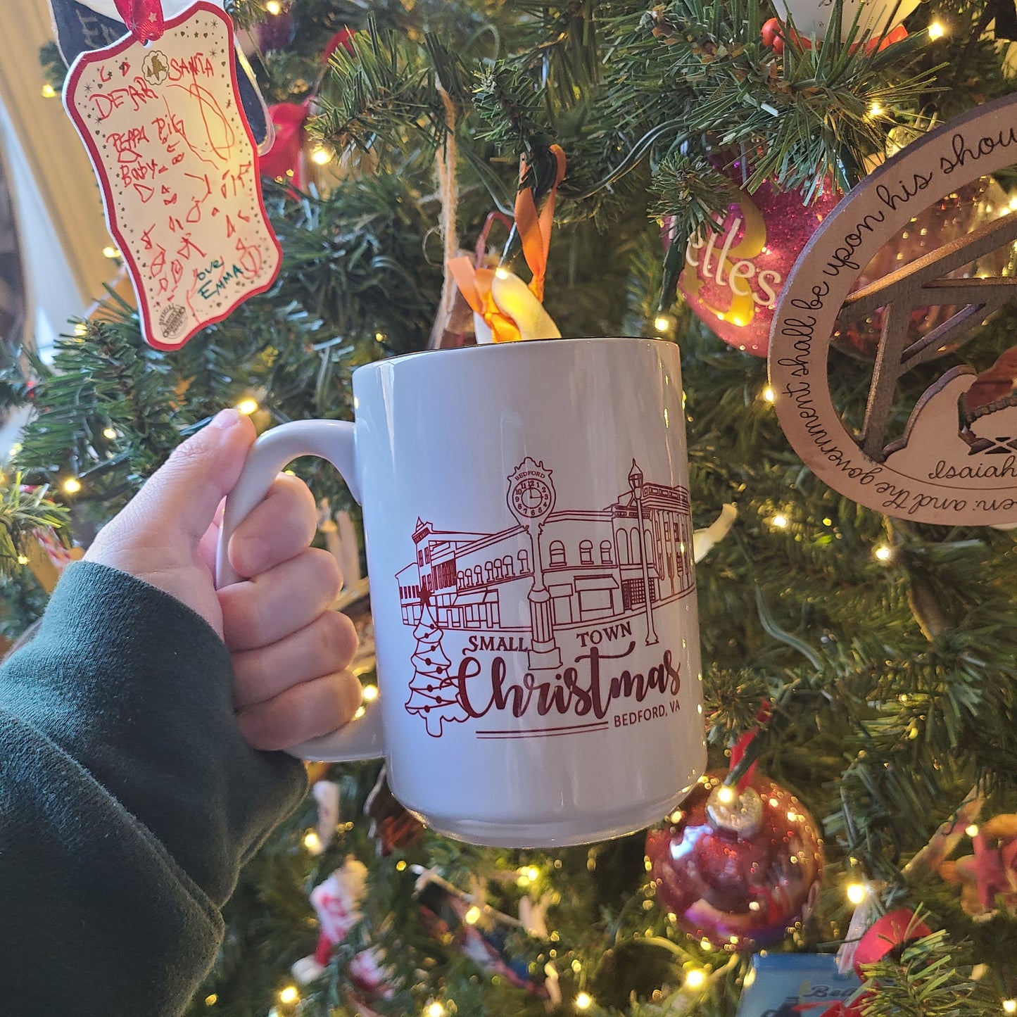 Small town Christmas Bedford Va Mug