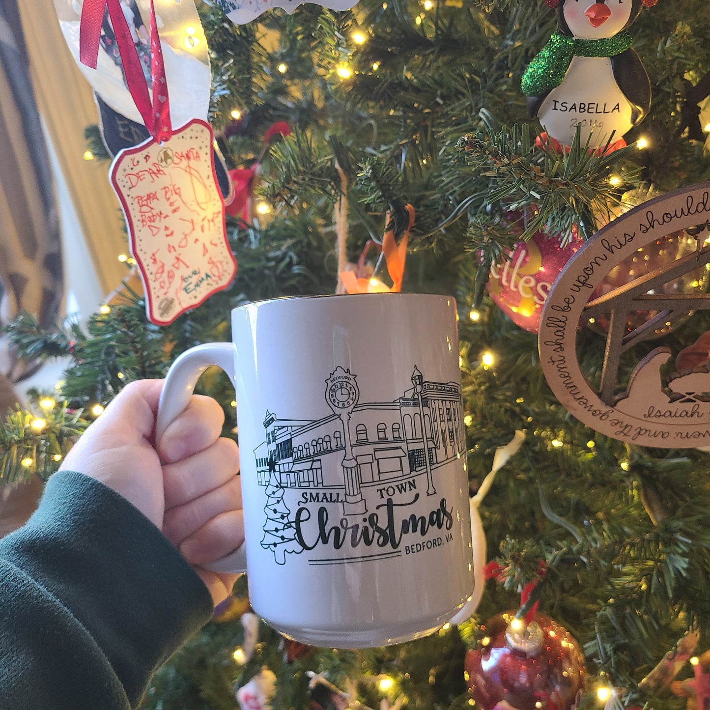 Small town Christmas Bedford Va Mug