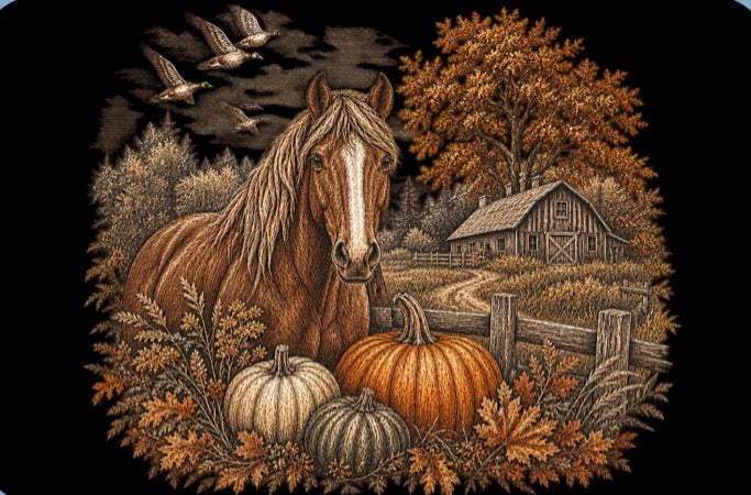 Fall Harvest Horse