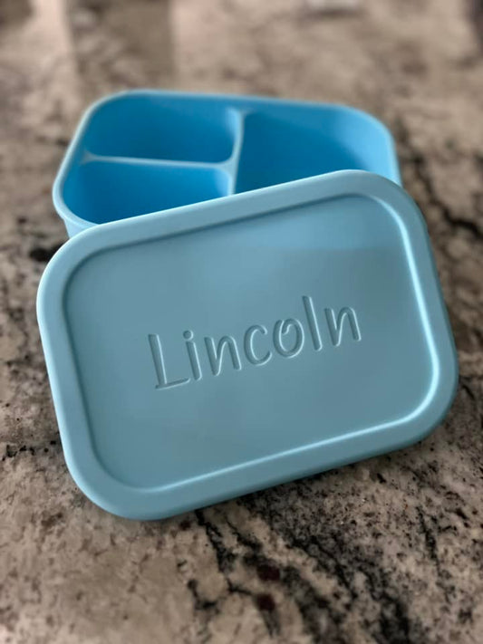 Silicone Engraved Lunch Box