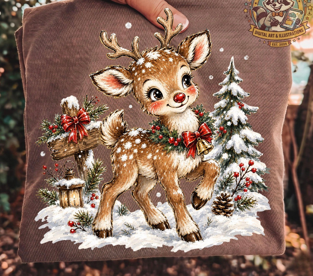 Christmas Cute Reindeer
